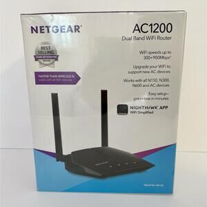 Netgear Dual Band WiFi Router AC1200 R6120 Brand New Factory Sealed Nighthawk
